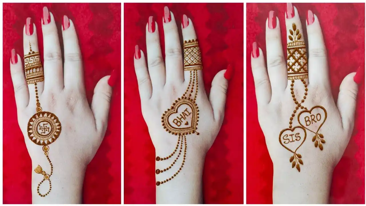 Raksha bandhan mehndi design 2025 simple and beautiful