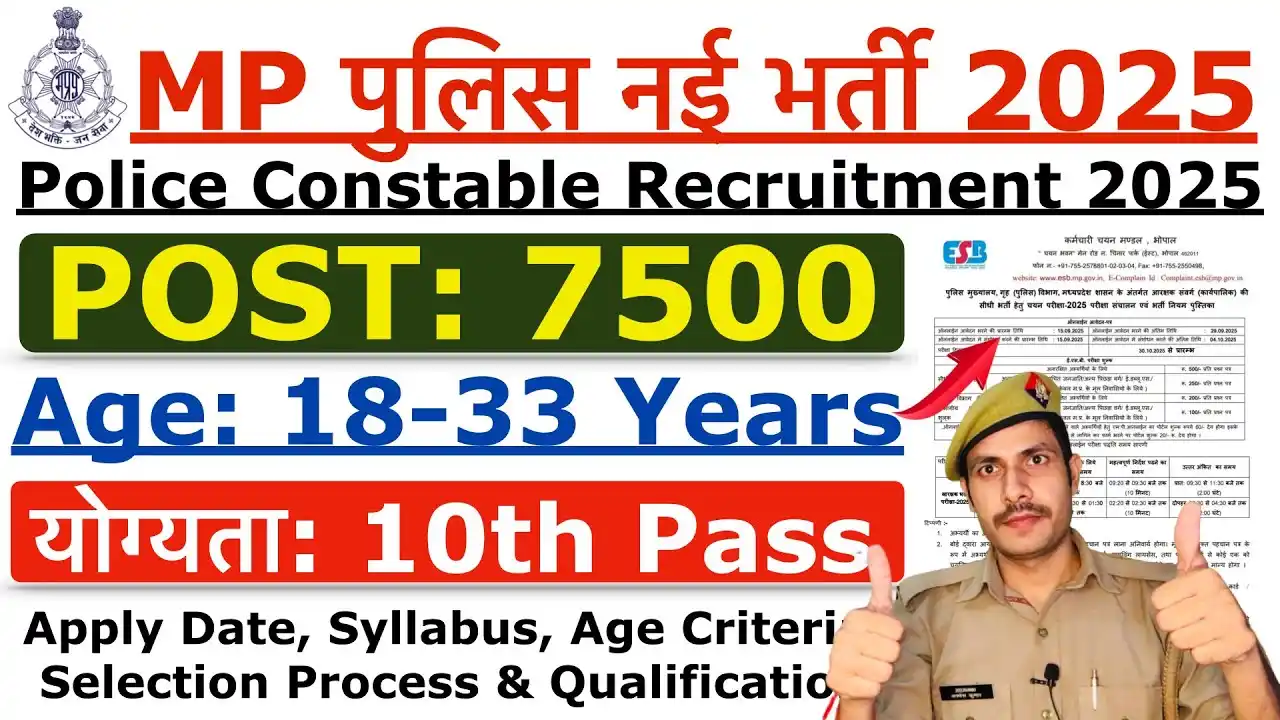 MP ASI Recruitment 2025