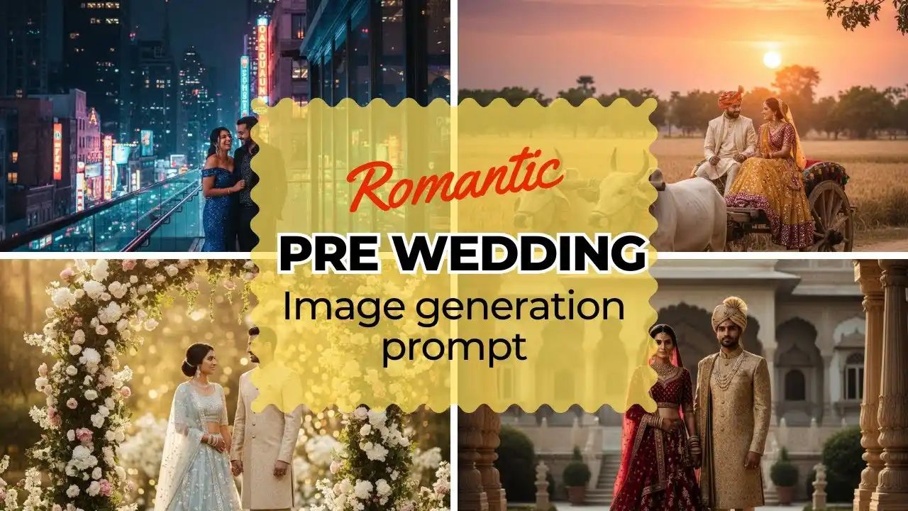 Gemini AI Pre-Wedding Prompts 2025