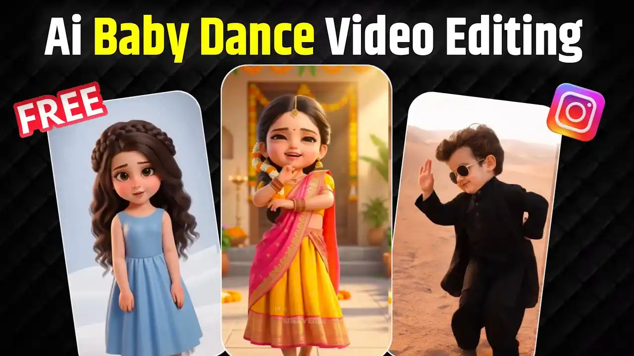Instagram 3D Baby Dance AI Video Editing Prompts 2026